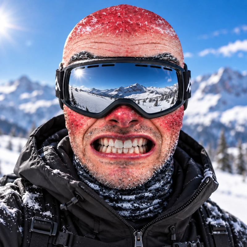 Custom Funny Ski Mask - Personalized Birthday Gifts For Ski Lovers - Snow Is My Happy Place
