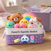 Custom Squishy Storage Basket - Personalized Birthday Gifts For Kids - Happy Days And Sweet Smiles