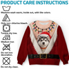 Custom Photo Ugly Sweatshirt - Personalized Christmas Birthday Gifts For Dog Cat Lovers, Dog Dad And Mom, Cat Owners - Furry Little Christmas Helpers