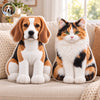Custom Photo Shaped Pillow - Personalized Pet Memorial Sympathy Gifts For Dogs, Cats - Your Daily Furry Hug
