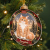 Custom Photo Acrylic Ornament - Personalized  Christmas Birthday Gifts For Dog Cat Lovers, Dog Dad And Mom, Cat Owners - Twinkling With Pet Love
