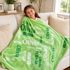 Custom Blanket - Personalized Birthday Gifts For Mom, Dad, Brother, Sister - Little Trouble Maker