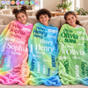 Custom Blanket - Personalized Birthday Gifts For Mom, Dad, Brother, Sister - Little Trouble Maker