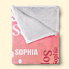 Custom Blanket - Personalized Birthday Gifts For Mom, Dad, Brother, Sister - Little Trouble Maker
