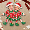 Custom Photo Funny Acrylic Ornament - Personalized Anniversary Christmas Wedding Gifts For Husband And Wife, Him And Her - Love Hanging With You