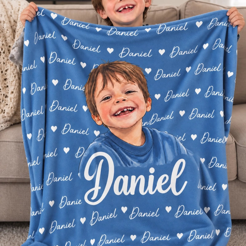 Custom Photo Blanket - Personalized Birthday Gifts 
For Kids - Small But Mighty