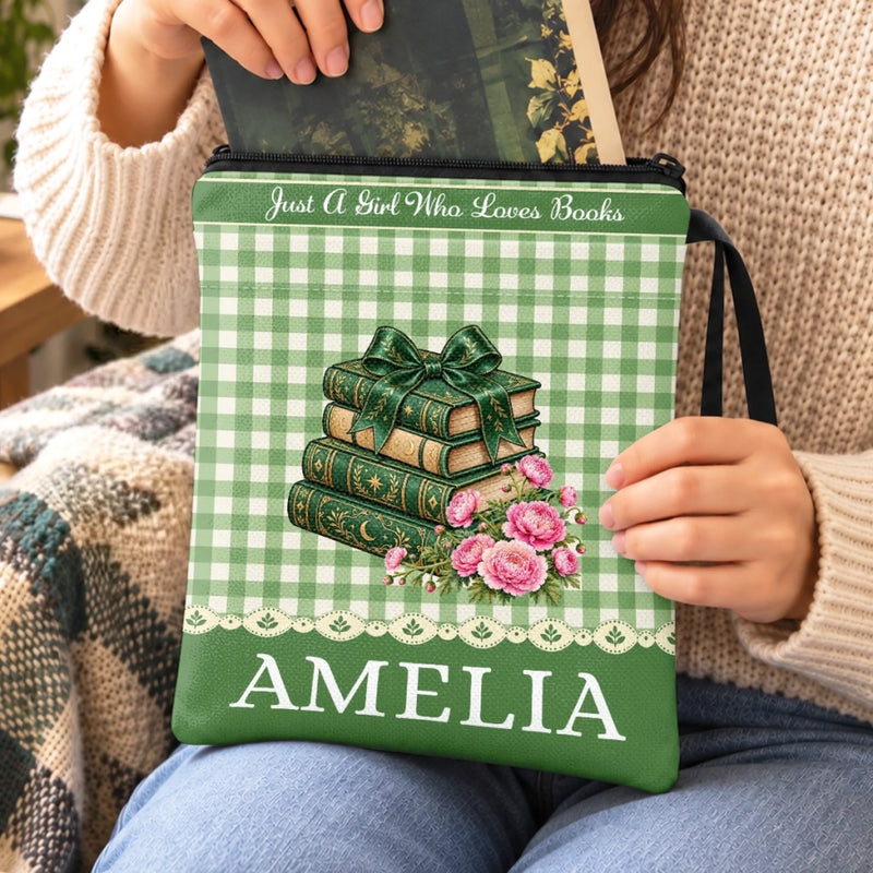 Custom Book Sleeve - Personalized Bookish Gifts For Book Lovers, Bookworms, Readers - Lost In A World Of Stories