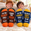 Custom Crew Socks - Personalized Birthday Gifts For Mom, Dad, Brother, Sister - Warm Feet Happy Heart