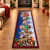 Custom Family And Pet Character Christmas Decor - Personalized Runner Rug