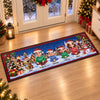 Custom Family And Pet Character Christmas Decor - Personalized Runner Rug