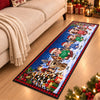 Custom Family And Pet Character Christmas Decor - Personalized Runner Rug