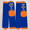 Custom Funny Sibling Role Gifts for Brothers and Sisters - Personalized Crew Socks
