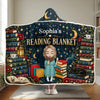 Custom Celestial Book Lover Gifts for Women - Personalized Snuggle Blanket