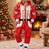 Custom Funny Christmas Santa and Elf Matching Outfit - Personalized Adult Onesie