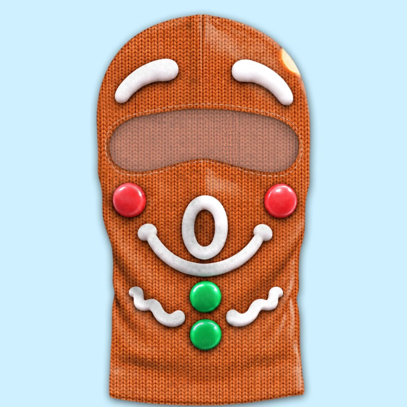 Custom Gingerbread Ski Gifts - Personalized Ski Mask