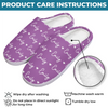Custom Name Heart Slippers - Personalized Fluffy Slippers Gifts For Women