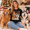 Custom Photo Christmas Dog Gifts For Pet Lovers - Personalized T-Shirt