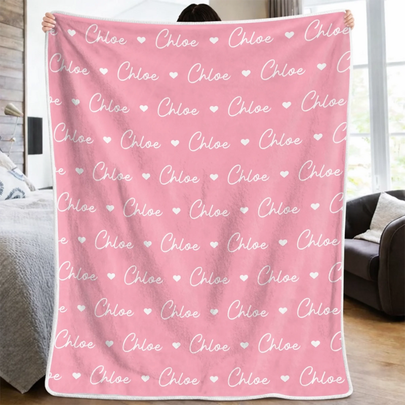 Custom Blanket - Personalized Birthday Gifts For Mom, Dad, Brother, Sister - Wrapped In Lots Of Love