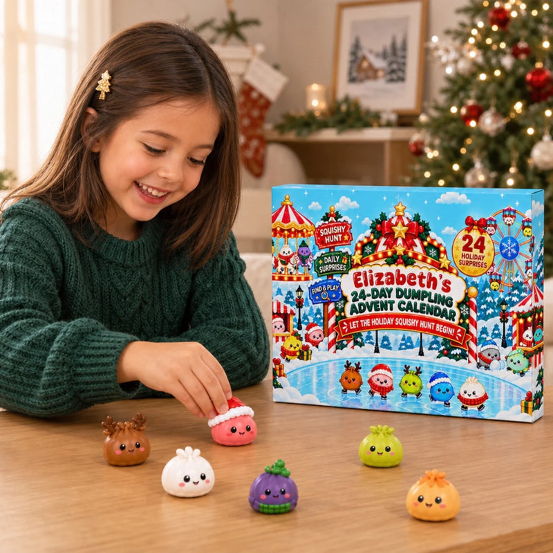 Custom Christmas Squishy Hunt Gifts - Personalized Squishy Hunt Advent Calendar