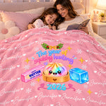 Custom Dumpling Squishy Hunting Gifts For Kids - Personalized Blanket