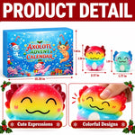 Axolotl Christmas Gifts - Axolotl Squishy Advent Calendar