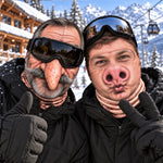 Custom Funny Face Gifts for Skiers - Personalized Ski Mask