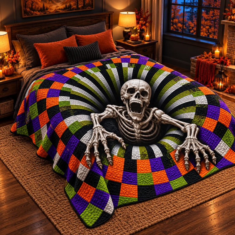 Custom Halloween Skeleton Gifts - Personalized Blanket