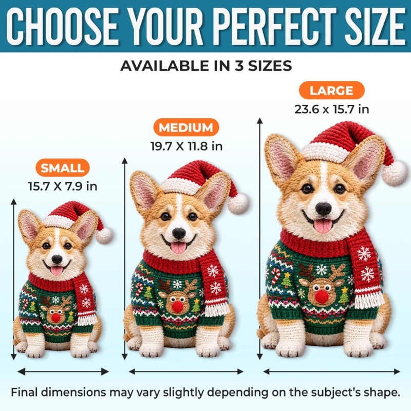 Custom Photo Christmas Pet Gifts - Personalized Shaped Pillow