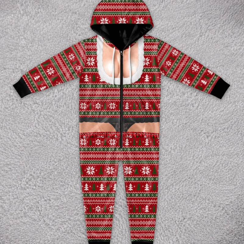 Custom Funny Christmas Outfit Gifts - Personalized Adult Onesie