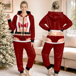 Custom Funny Santa Christmas Gifts - Personalized Adult Onesie