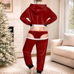 Custom Funny Santa Christmas Gifts - Personalized Adult Onesie