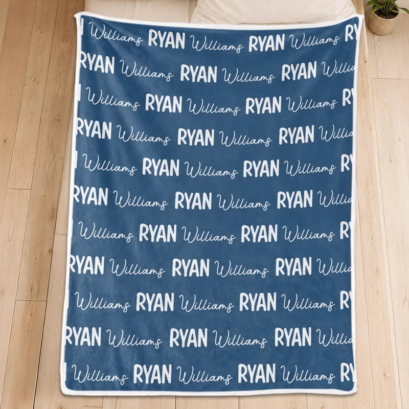 Custom Name Gifts For Kids - Personalized Blanket