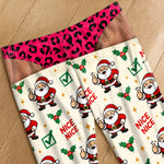 Custom Funny Christmas Pajamas For Men - Personalized Naughty Reveal Pajama Pants