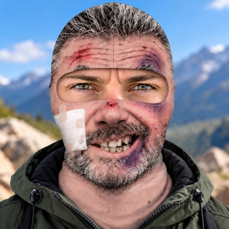 Custom Funny Face Men's Gifts - Personalized Ski Mask