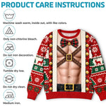 Custom Festive Elf Costume Christmas Gifts - Personalized Ugly Sweatshirt