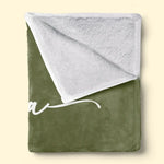 Custom Name Floral Book Lover Gifts - Personalized Blanket