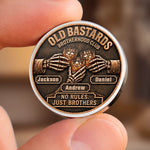 Custom Skeleton Brotherhood Club Brothers Gifts - Personalized Pocket Hug