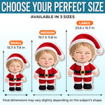 Custom Photo Christmas Family Gifts - Personalized Shaped Pillow