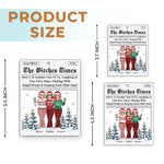 Custom Funny Christmas Friendship Gifts - Personalized Acrylic Ornament