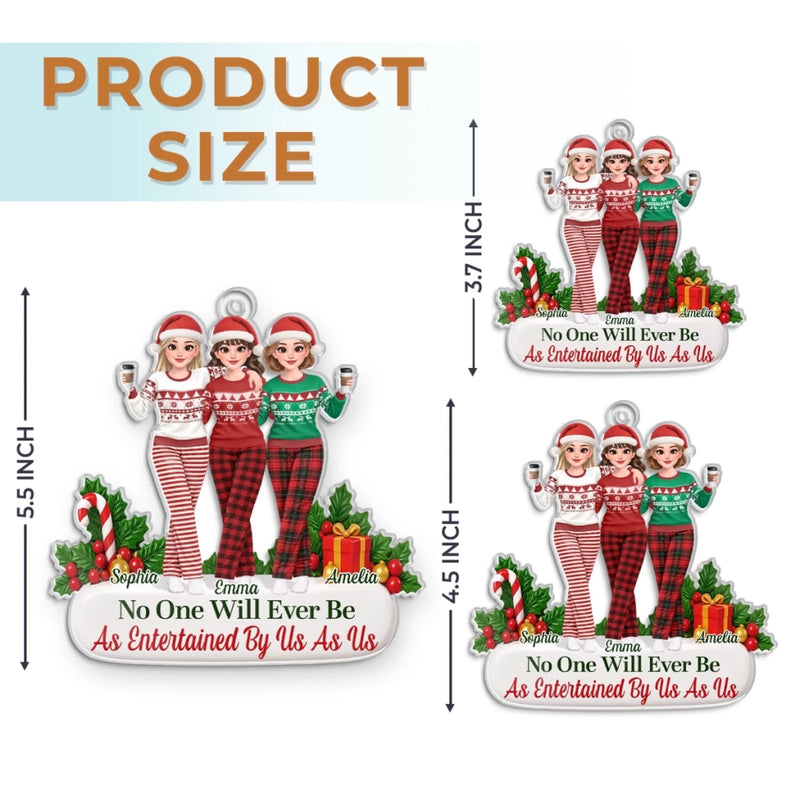 Custom Christmas Friends Gifts - Personalized Acrylic Ornament
