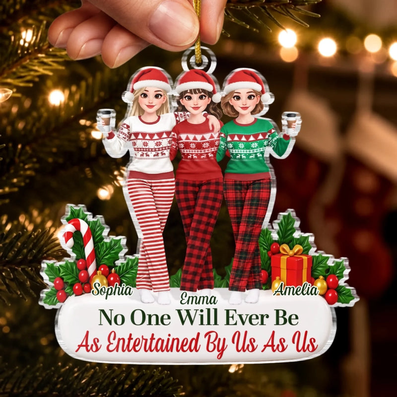 Custom Christmas Friends Gifts - Personalized Acrylic Ornament