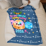 Custom Dumpling Squishy Hunting Gifts For Kids - Personalized Blanket
