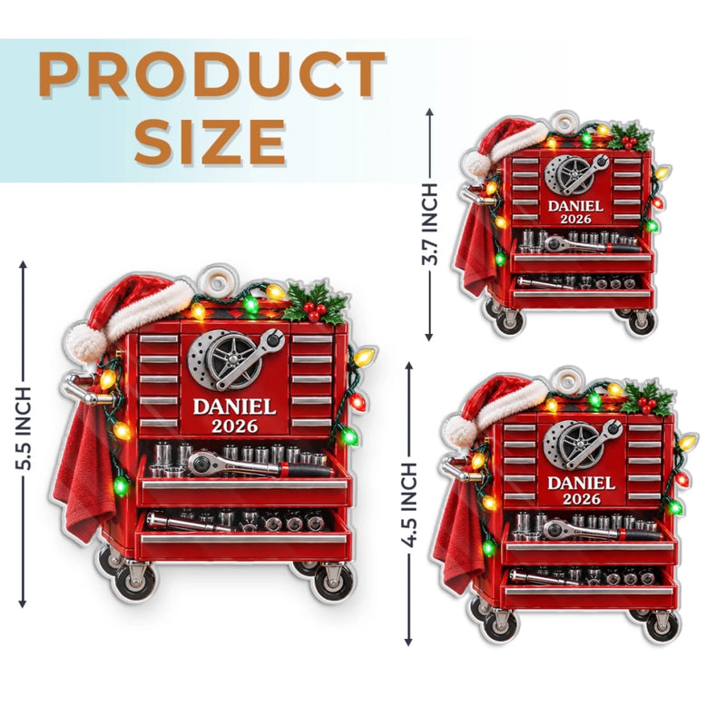 Custom Mechanic Christmas Gifts - Personalized Acrylic Ornament