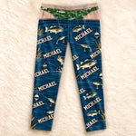 Custom Name Fishing Gifts For Men - Personalized Pajama Pants