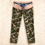 Custom Name Deer Camo Gifts for Men - Personalized Pajama Pants