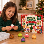 Custom Christmas Dumpling Gifts - Personalized Squishy Dumpling Advent Calendar