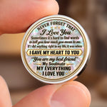 Custom I Gave My Heart to You Gifts for Wife - Personalized Pocket Hug
