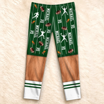 Custom Name And Number Football Gifts For Men - Personalized Pajama Pants