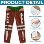Custom Name Football Gifts For Men - Personalized Pajama Pants