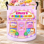 Custom Name Squishies Store Gifts for Kids - Personalized Laundry Basket